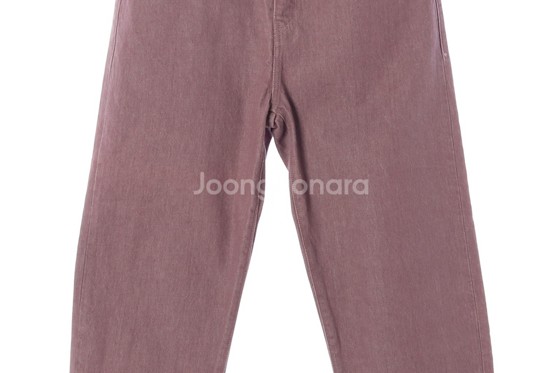 [S]리바이스 W27 핑크 벌룬 와이드 데님 청바지 팬--2