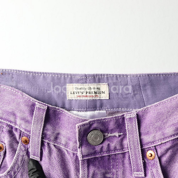 [S]리바이스 라벤더 퍼플 W27 데님 청바지--5