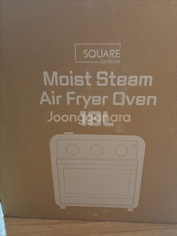 (미개봉) 스퀘어가든 스팀 에어프라이어 오븐 18L--3