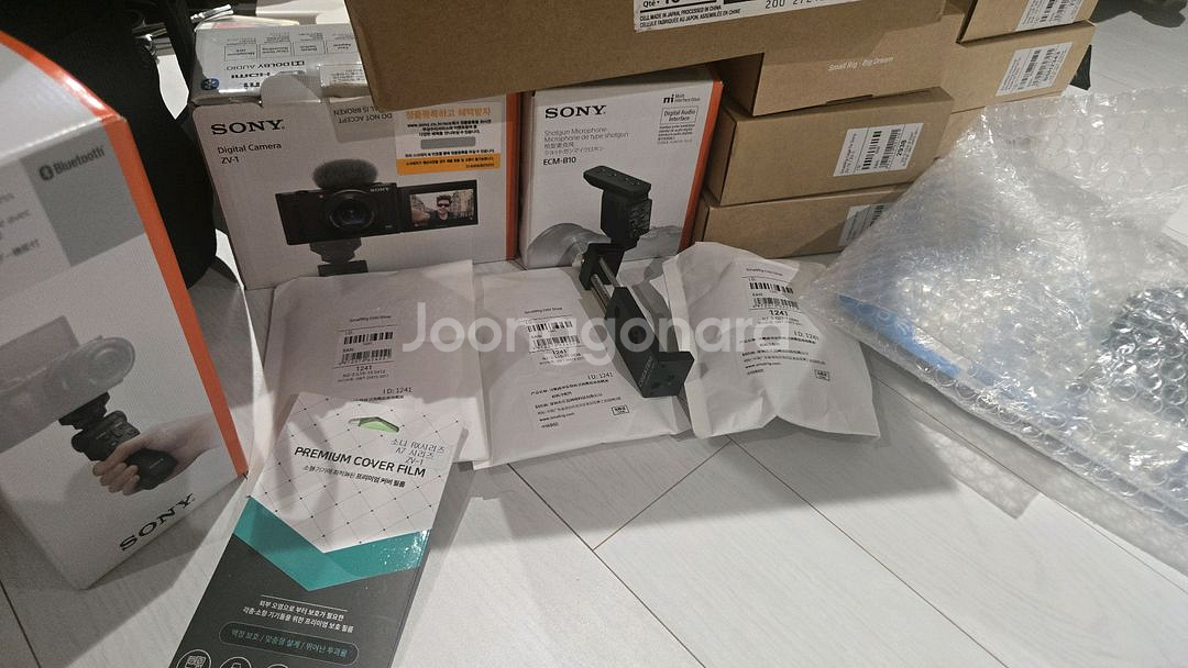 소니 zv-1 브이로그 디지털 카메라+슈팅그립+스몰링--0