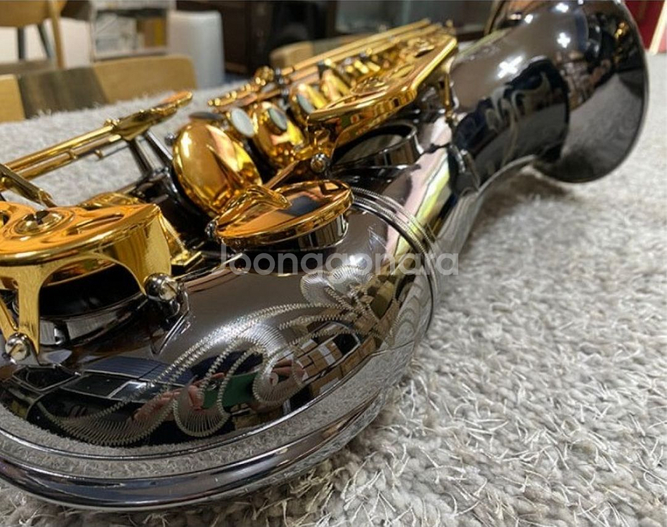 플레티늄 블랙골드 테너색소폰+고급메탈마우스피스--3