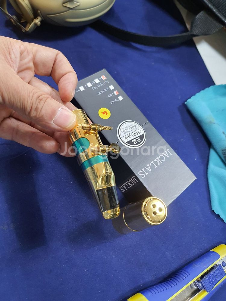 플레티늄 블랙골드 테너색소폰+고급메탈마우스피스--5