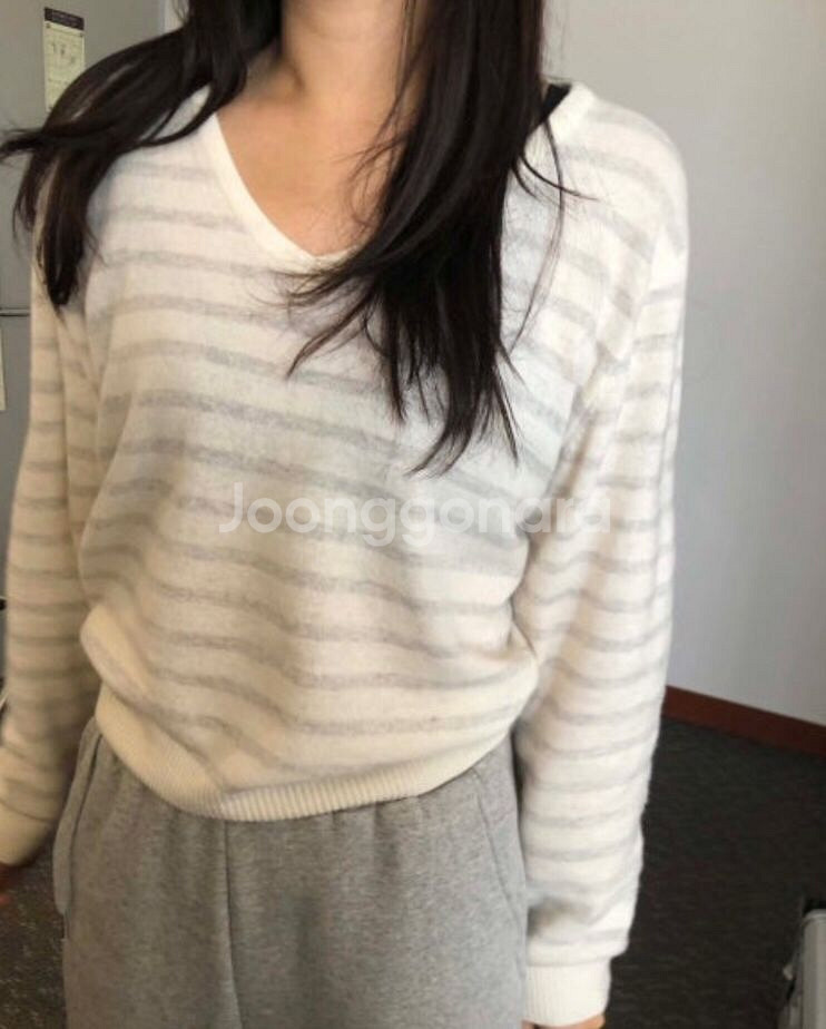 에크리스 제니 스트라이프 니트--0