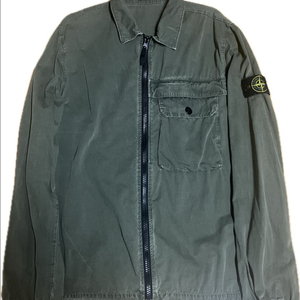 21FW 스톤아일랜드 올드이펙트 오버셔츠 올리브카키