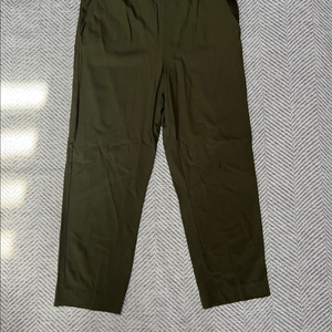 COS 코스 카키 린넨 밴딩 팬츠 정품