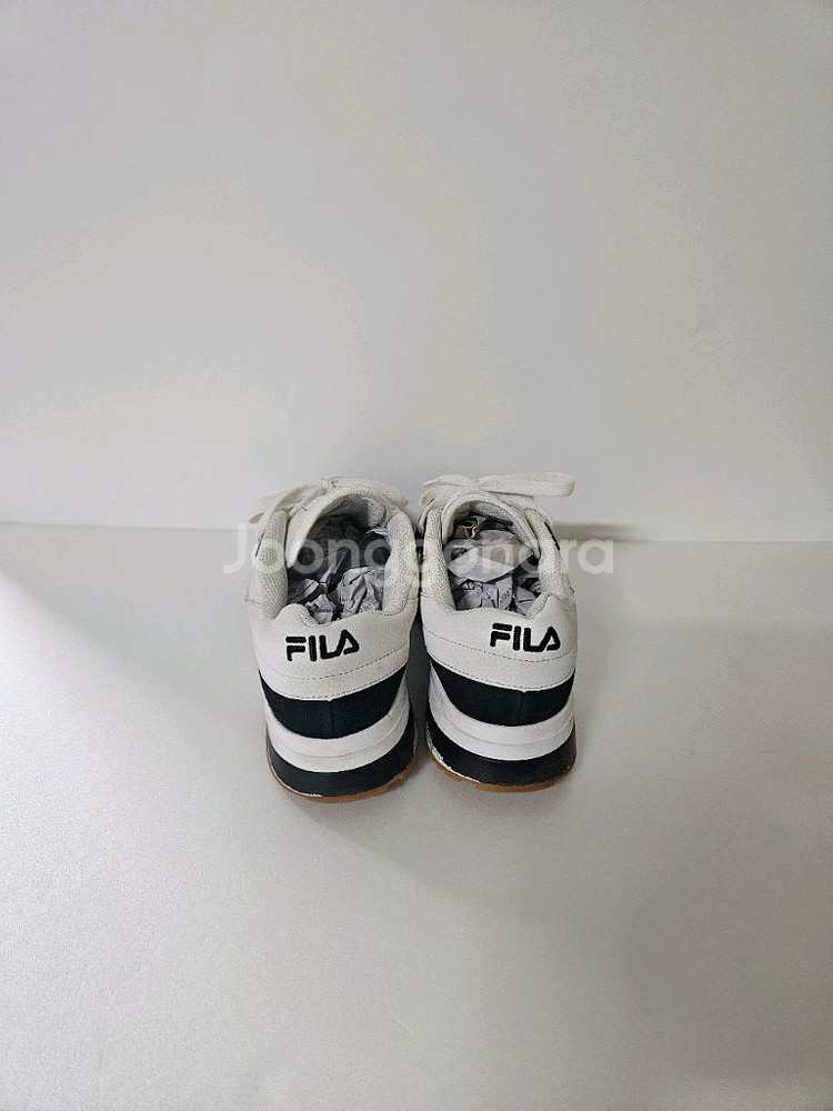 260)휠라 검,휜 런닝화 운동화--4