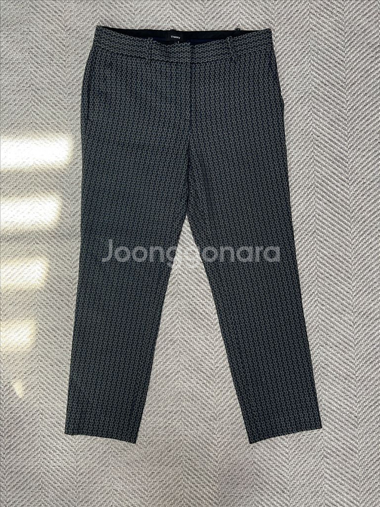 띠어리 theory 패턴 팬츠 정품--0