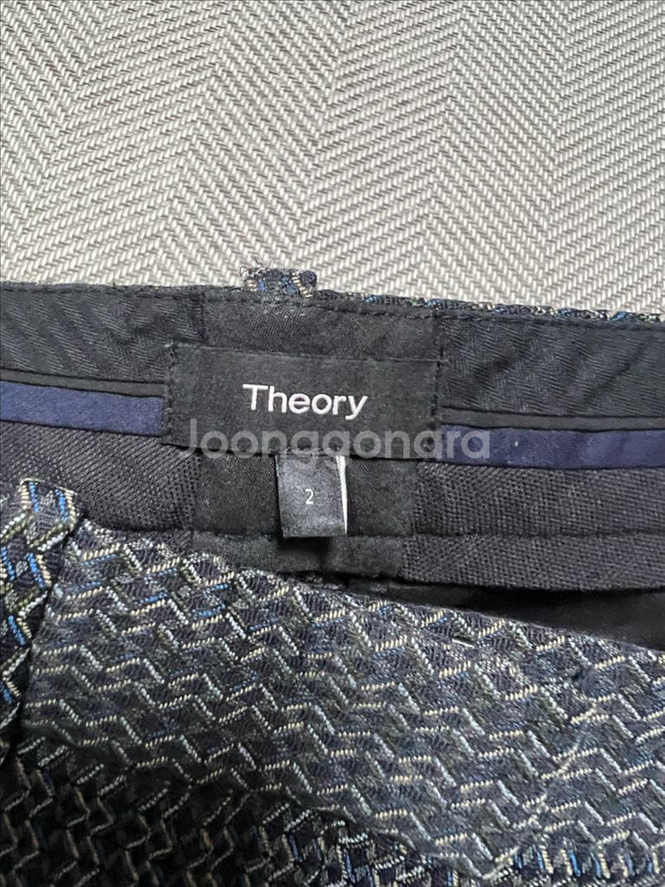 띠어리 theory 패턴 팬츠 정품--2