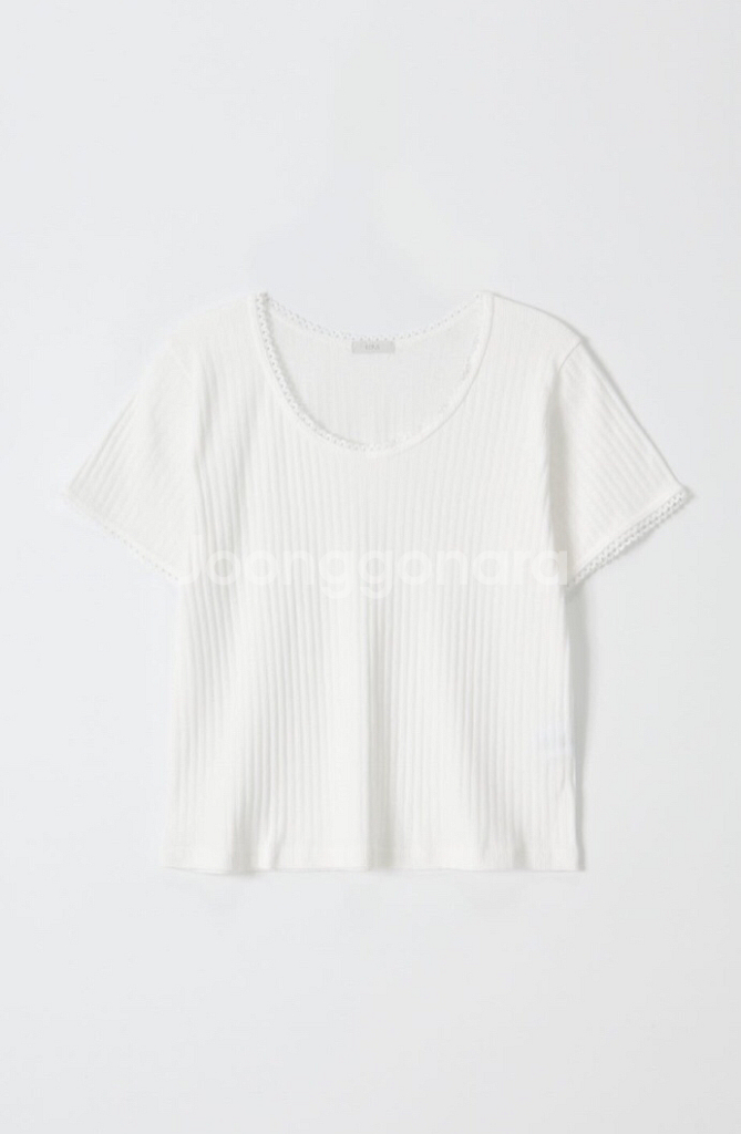 에크리스 레이스 티셔츠--0