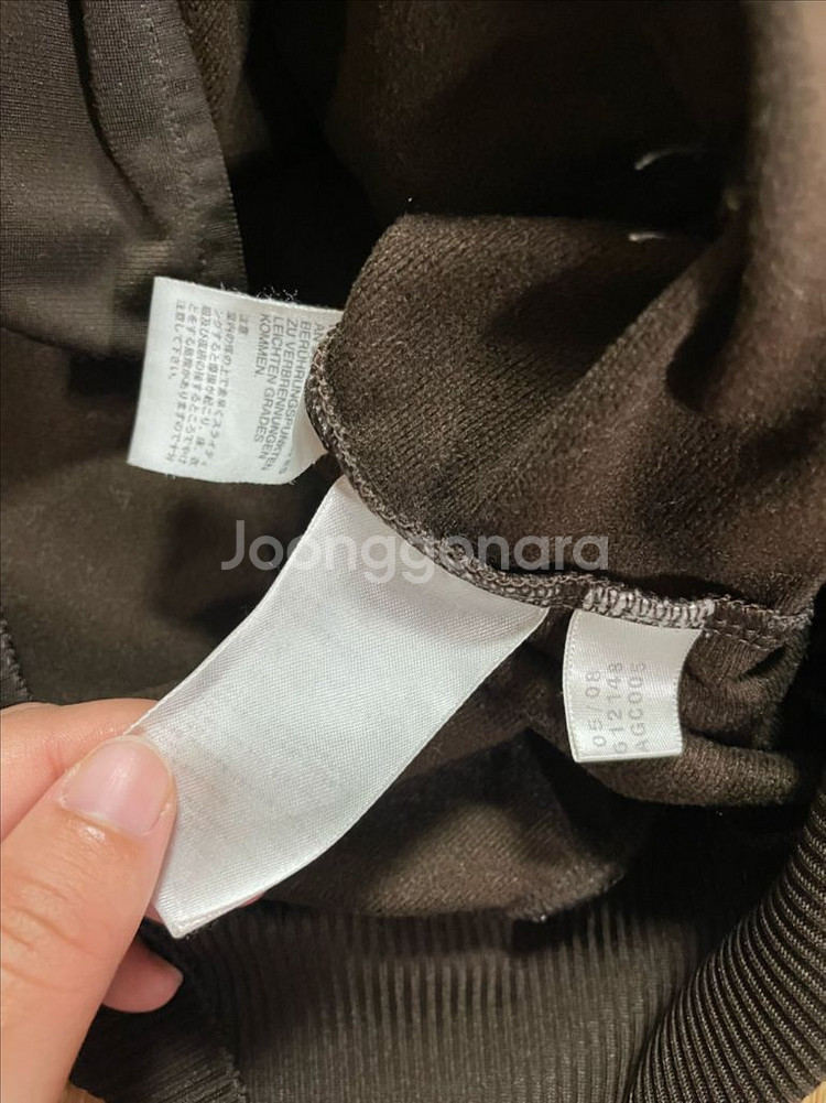 아디다스 파이어버드 브라운 라임 형광 져지 트랙탑 10--2