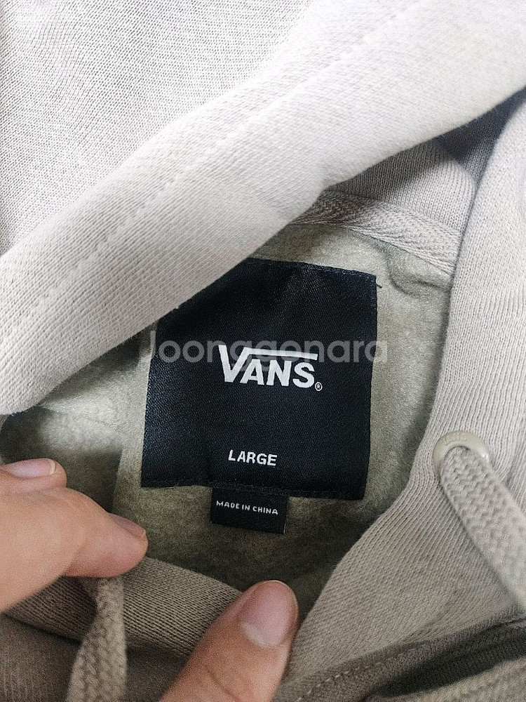 반스 기모 맨투맨 L--3