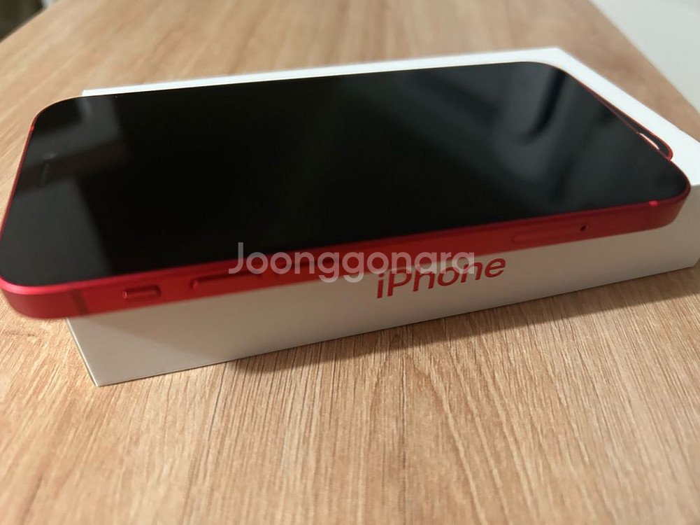 아이폰12미니 64gb 레드 팝니다--1