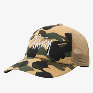 Stussy x BAPE Trucker Cap Yell