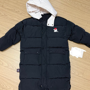 리미떼두두 블랙 롱패딩 xl
