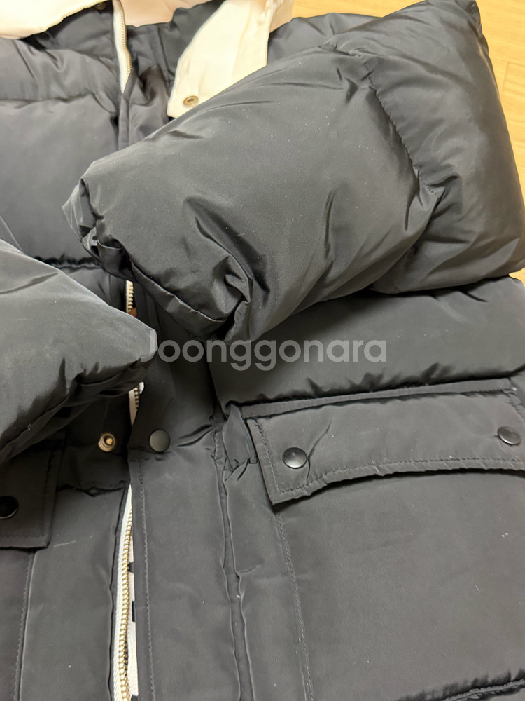 리미떼두두 블랙 롱패딩 xl--2