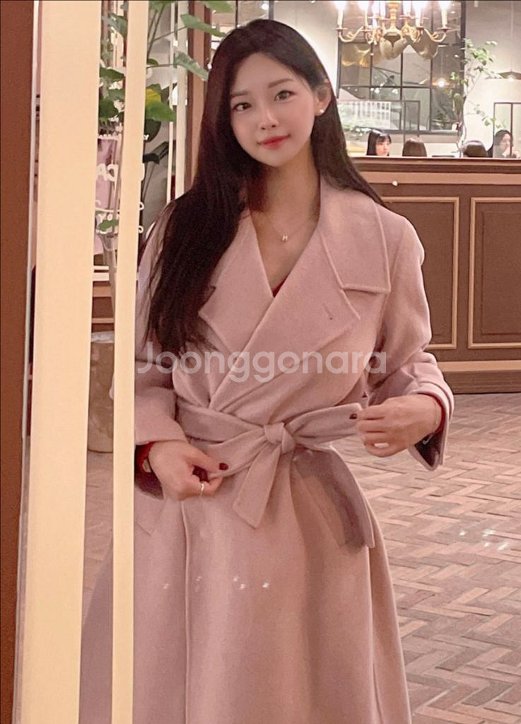 잇미샤 캐시미어 핸드메이드 코트--1