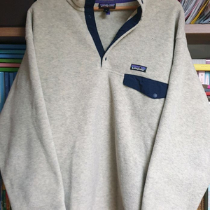 파타고니아 헤비웨이트 신칠라 스냅티 풀오버 오트밀 XL