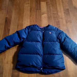 블루독 오리털 숏패딩 130