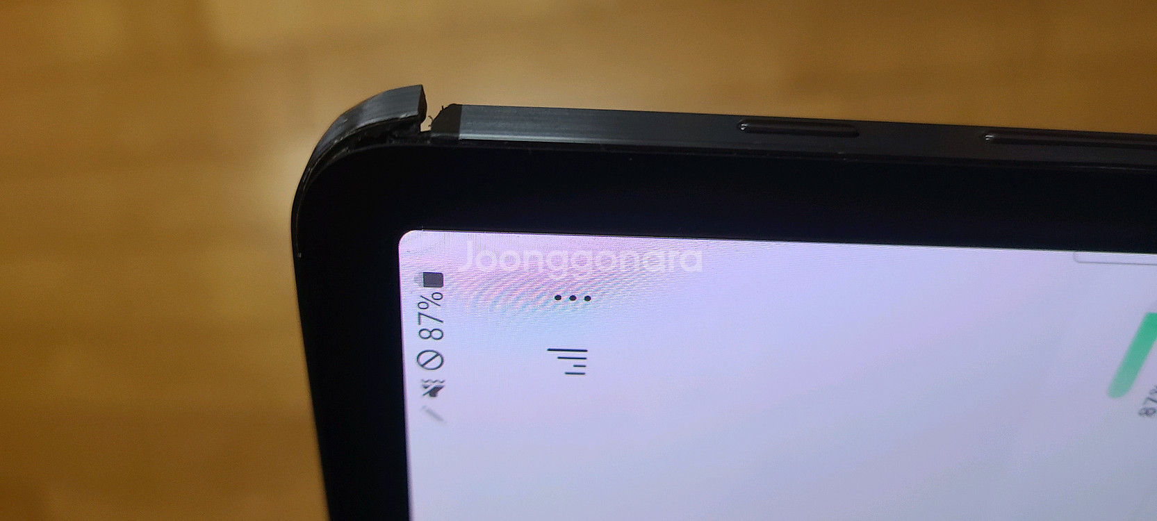 갤럭시탭 s7 플러스 lte 256g 파손--2