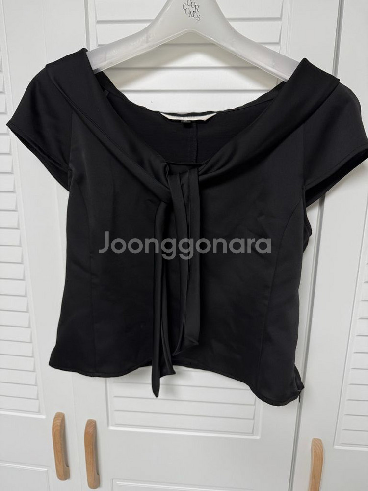 킨더살몬 보타이 블라우스--3