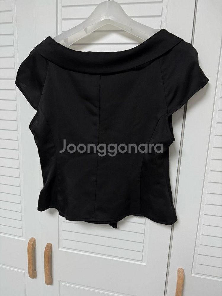 킨더살몬 보타이 블라우스--4