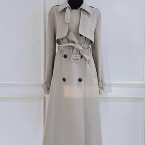 메이윤 클래식 롱 트렌치코트 오트밀