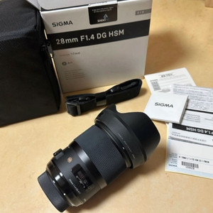 니콘마운트 시그마 렌즈 28mm F1.4 DG HSM