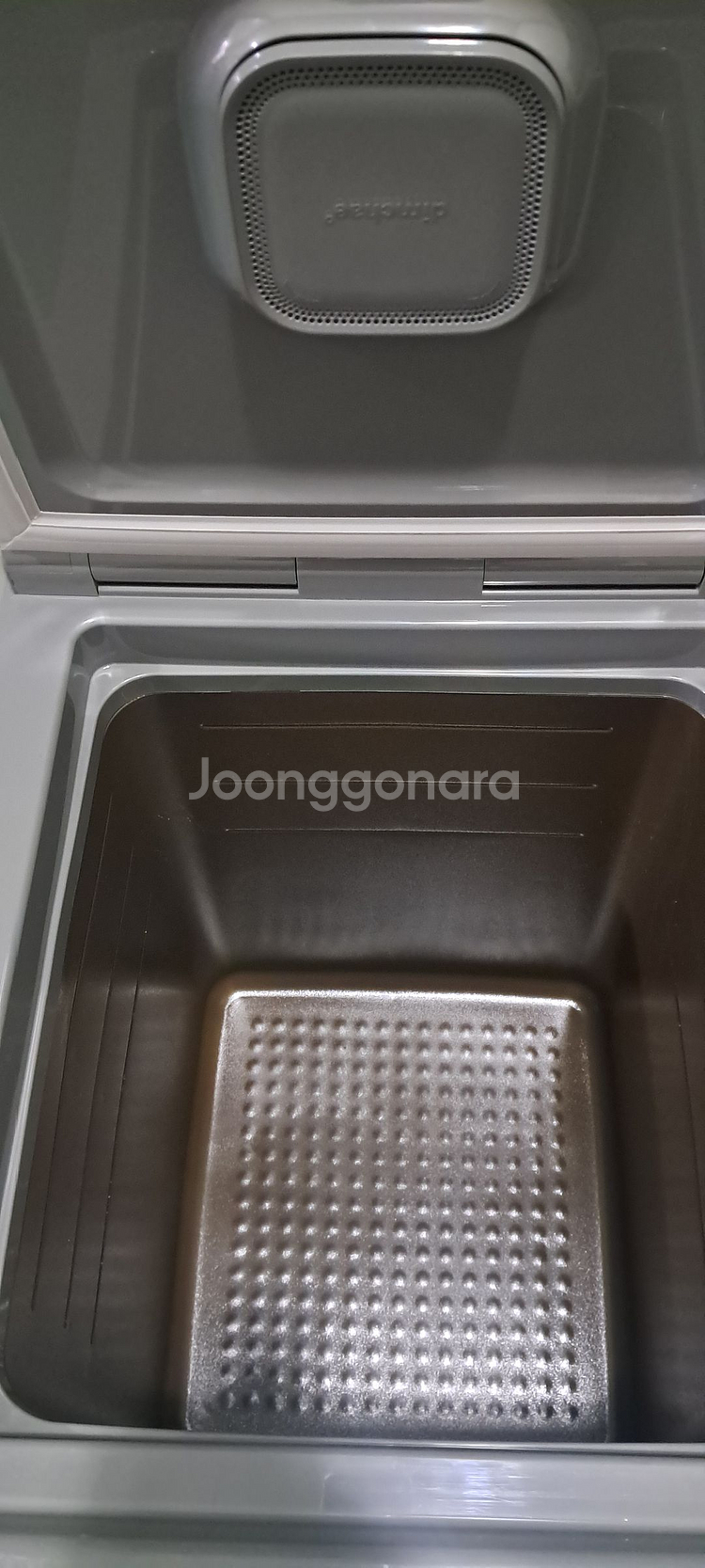1593 딤채 221L 뚜껑형김치냉장고(그레이)--5