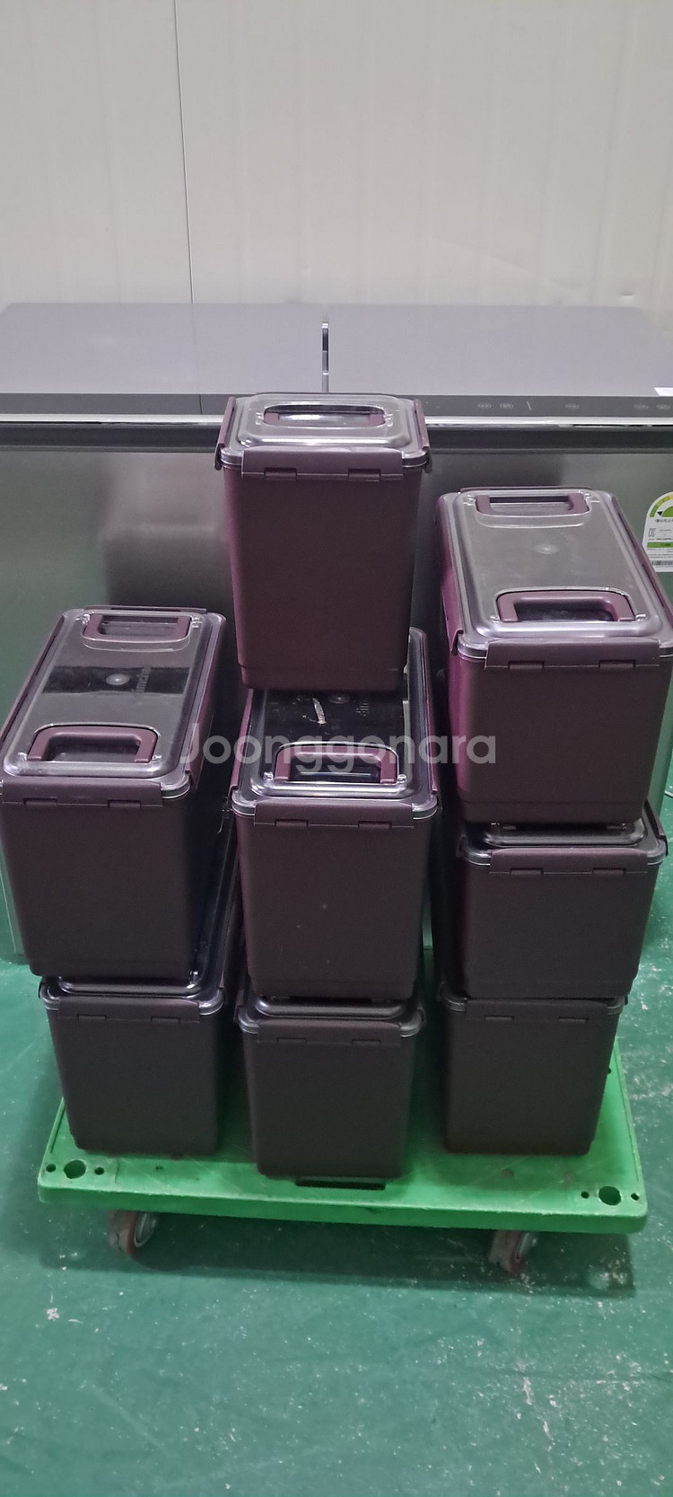 1593 딤채 221L 뚜껑형김치냉장고(그레이)--9