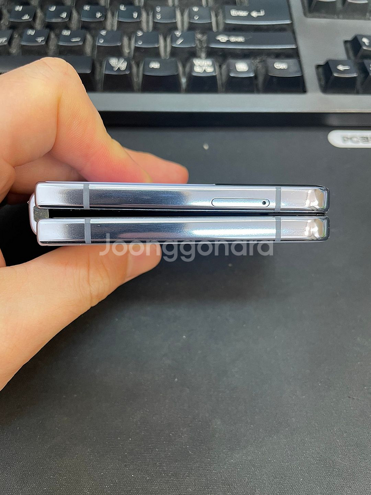갤럭시Z플립4 블루 256GB 무잔상 가성비좋은 중고2--5