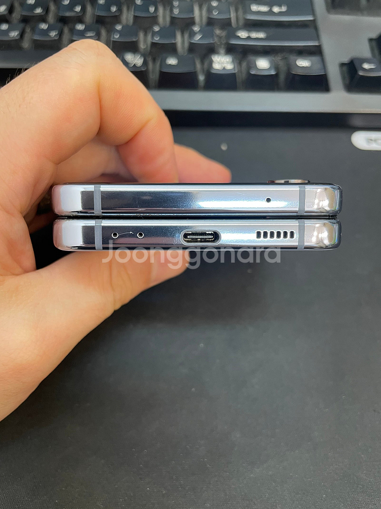 갤럭시Z플립4 블루 256GB 무잔상 가성비좋은 중고2--6