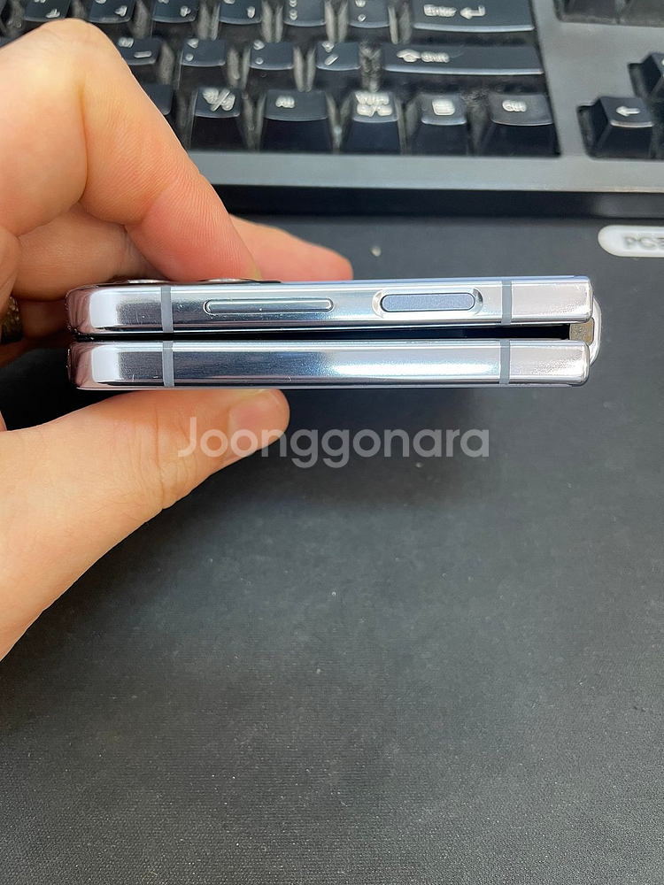 갤럭시Z플립4 블루 256GB 무잔상 가성비좋은 중고2--7