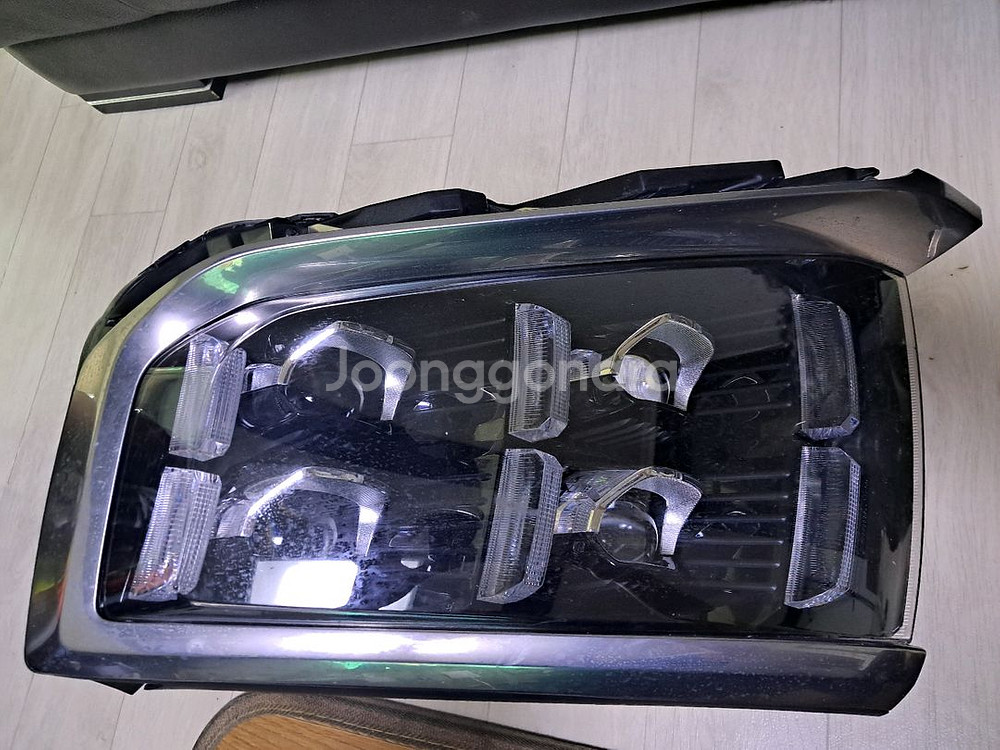 모하비 더마스터 LED 전조등 헤드라이트 14핀 양쪽--3