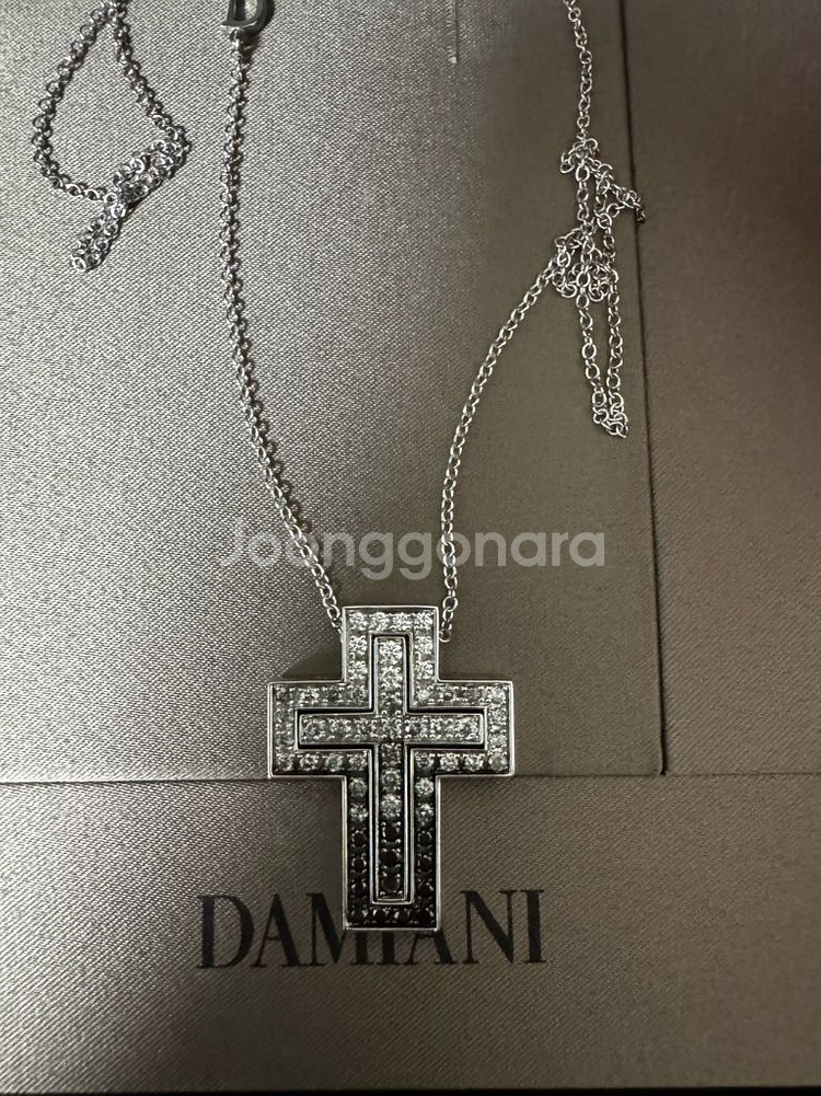 다미아니 벨에포크 블랙 사파이어 목걸이 판매--0