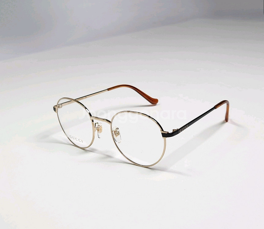 구찌 명품 라운드 골드 안경테 [새상품&정품]--1