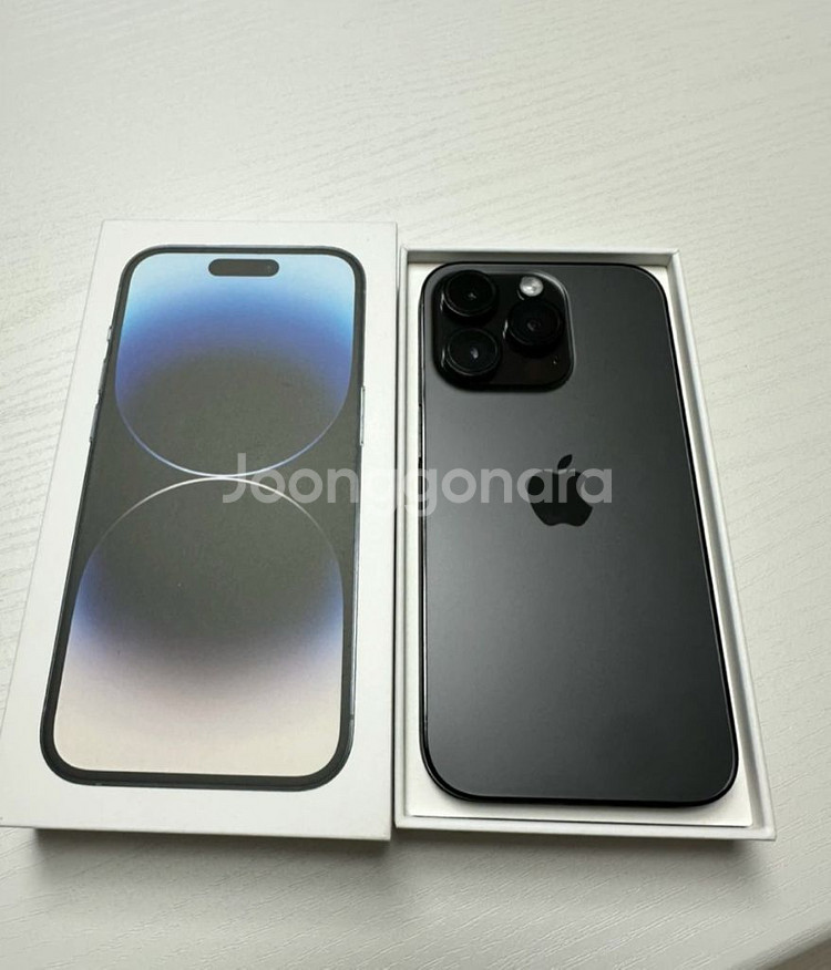 아이폰 14프로 128 블랙--0