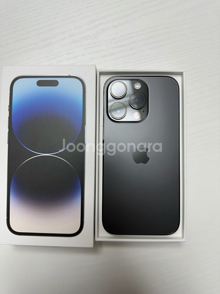 아이폰 14프로 128 블랙--1