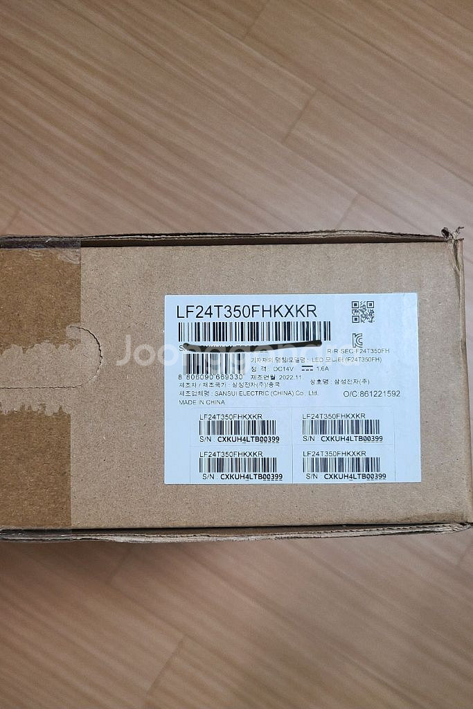 삼성24인치 모니터 LF24T350FHKXKR 미개봉--2
