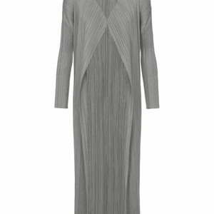 플리츠플리즈 베이직 롱가디건 그레이 2사이즈