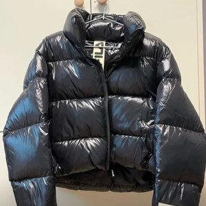 휠라 밀라노다운 숏패딩 블랙 M (95)