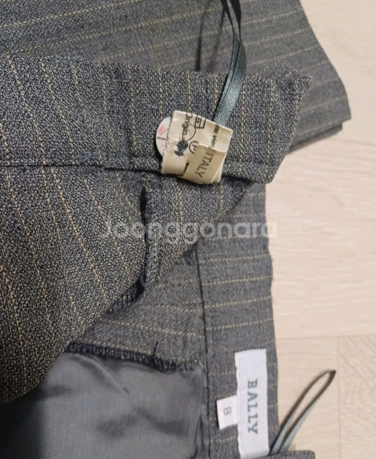 BALLY 스트라이프 정장 바지 8사이즈--3