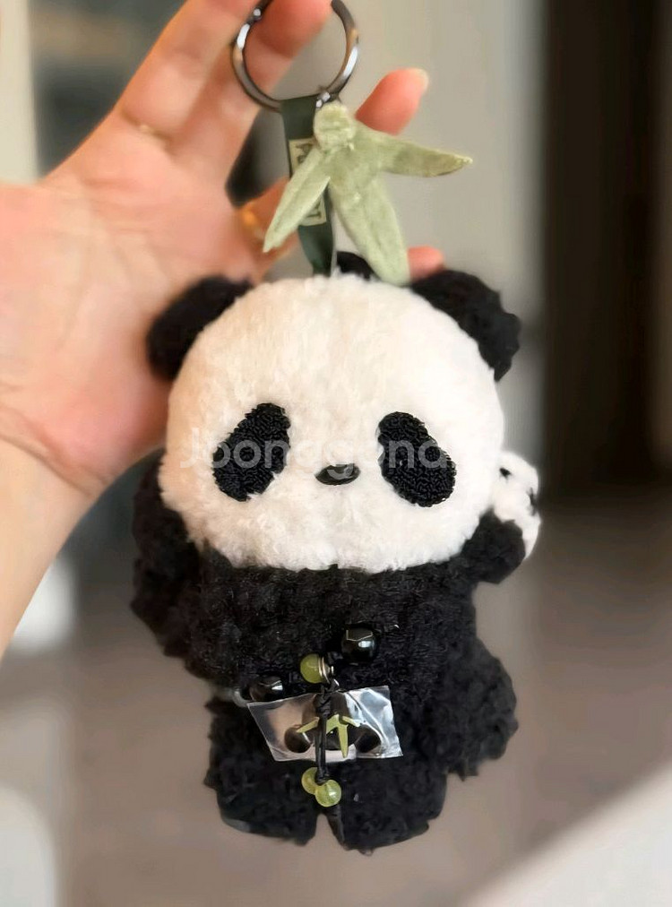 [팝마트 정품] 스컬판다 여유로운 판다 인형 키링--4