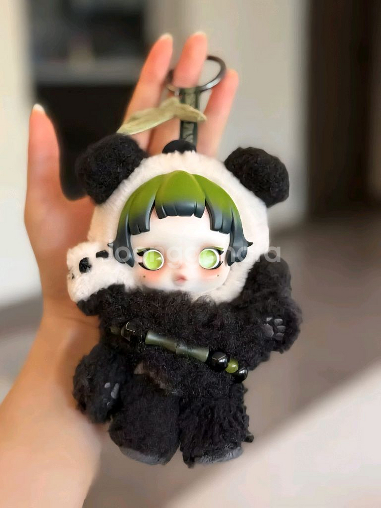 [팝마트 정품] 스컬판다 여유로운 판다 인형 키링--3