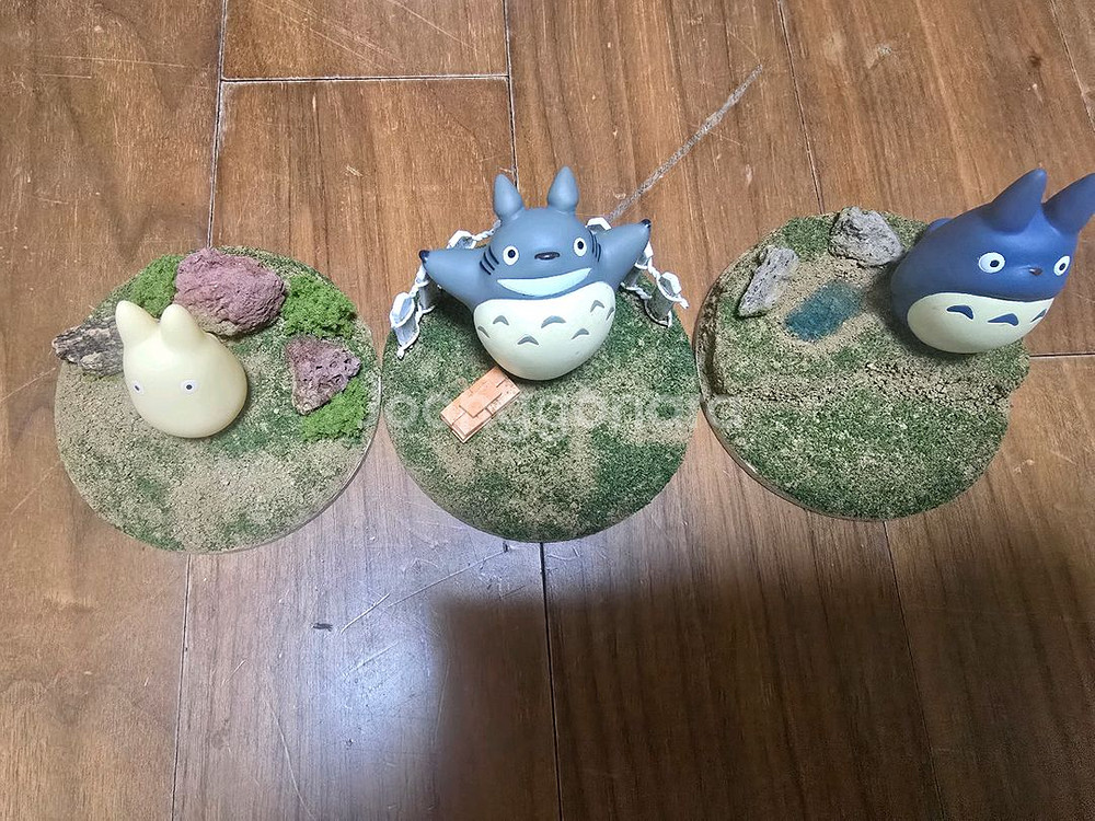 배송료포함 지브리 토토로,드래곤볼,원피스피규어 디오라마--3