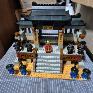 옥스포드 임진왜란 건물과 미니피규어