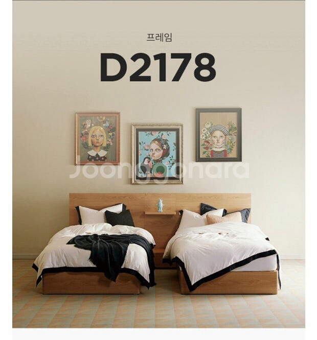 시몬스 슈퍼싱글 D2178 프레임 101협탁 라이트노체--1
