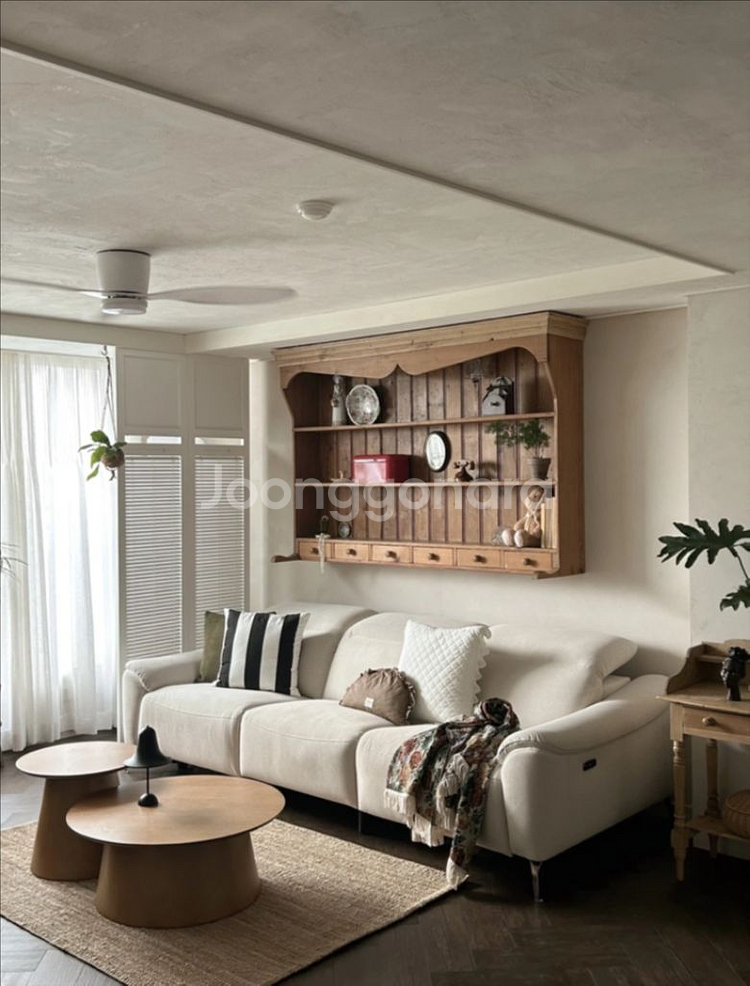 한샘 리클라이너쇼파 (4인)--1