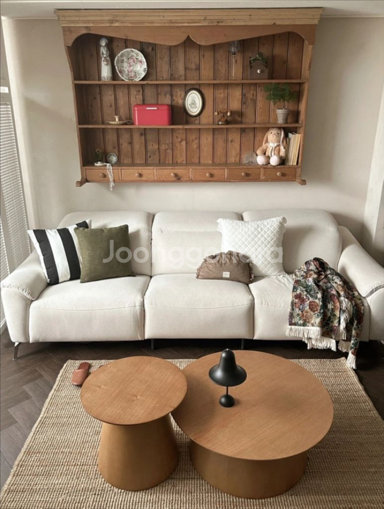 한샘 리클라이너쇼파 (4인)--2