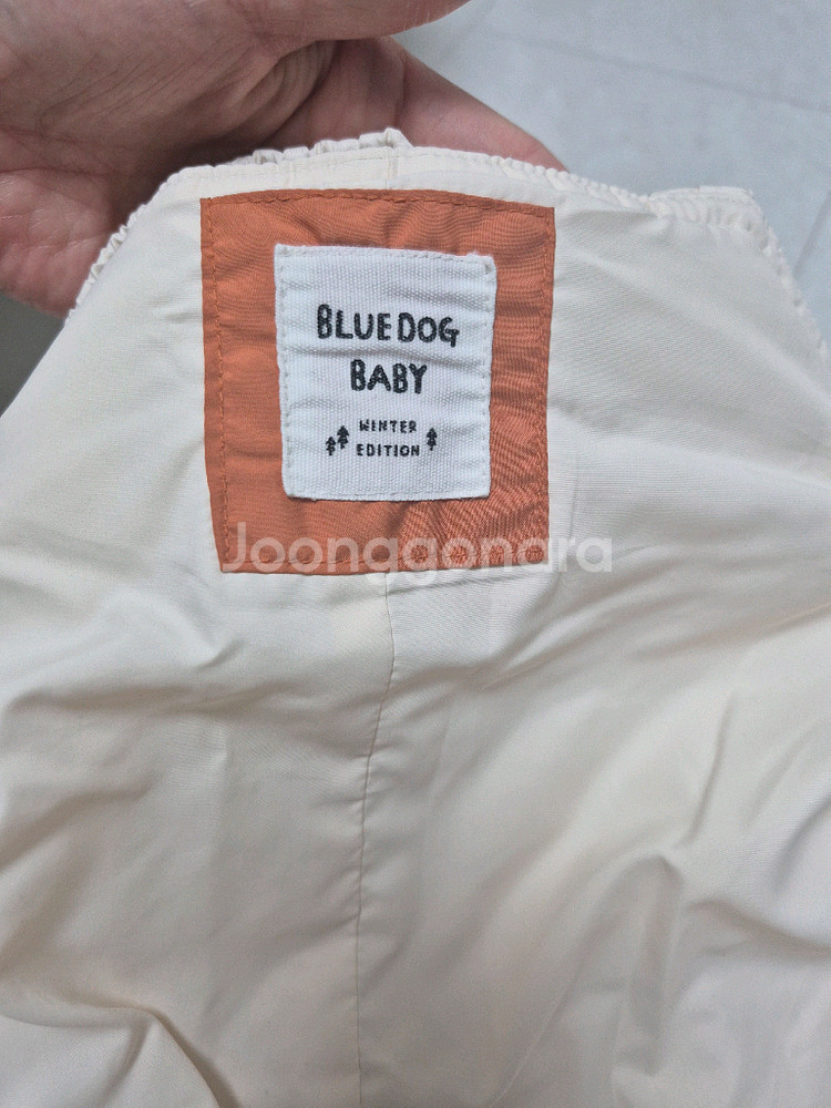 블루독베이비 패딩멜빵바지.눈썰매바지--3