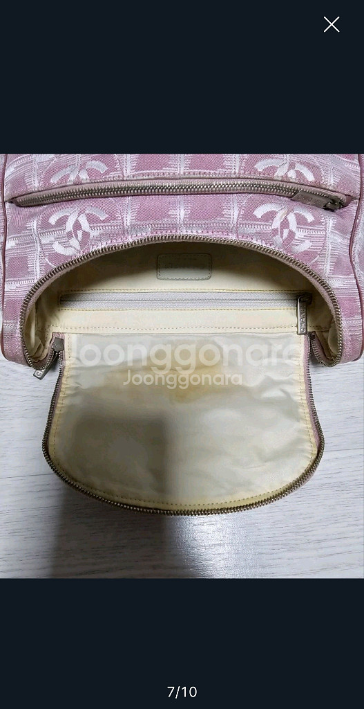 정품 샤넬 뉴트레블 멀티 스몰 숄더 백팩--6